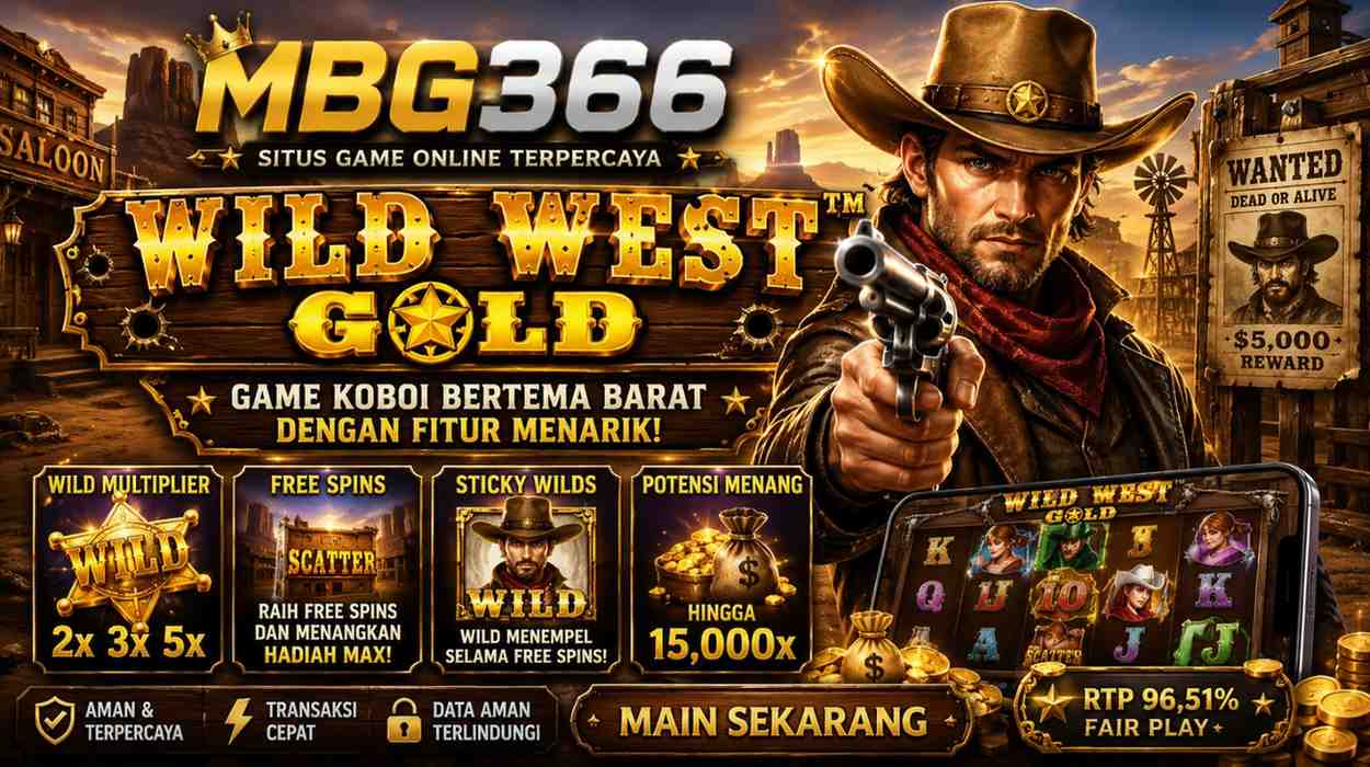 MBG366 Wild West Gold game koboi bertema barat