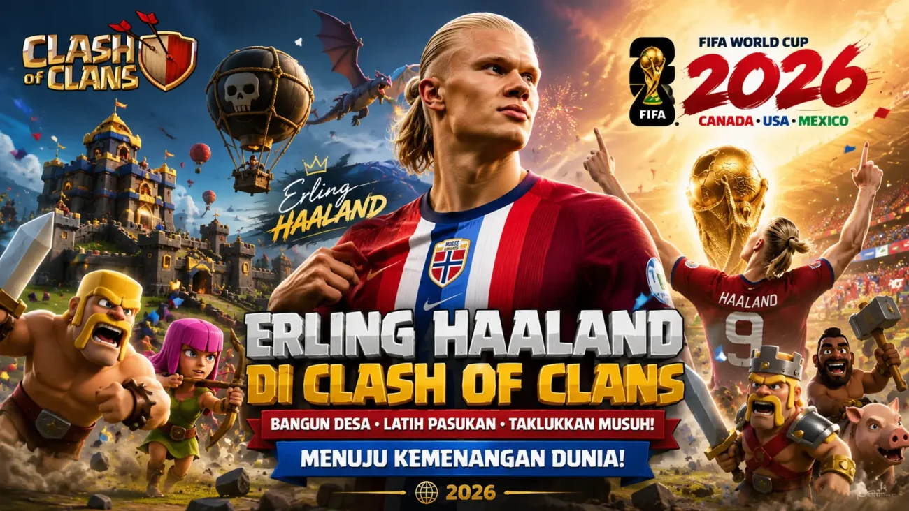 Erling Haaland dan Clash of Clans 2026: Kolaborasi yang Membuat Piala Dunia dan Medan Perang Sama-Sama Viral