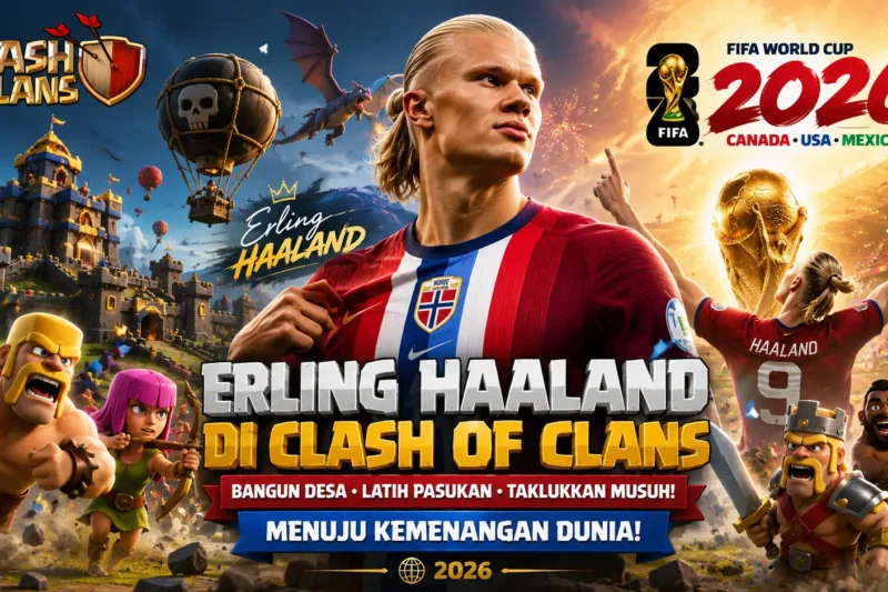 Erling Haaland Menggila di Piala Dunia 2026, Clash of Clans 2026 Siap Menghadirkan Pertempuran yang Lebih Menantang