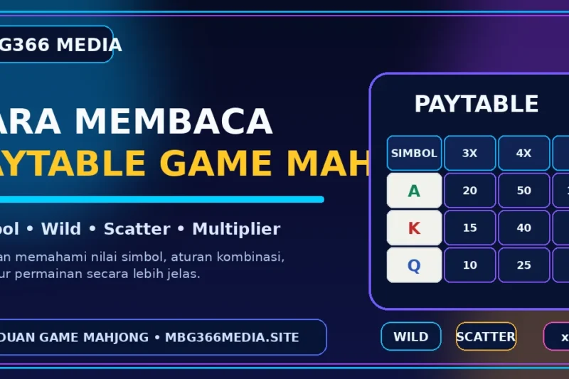 Cara Membaca Paytable dalam Game Mahjong Modern