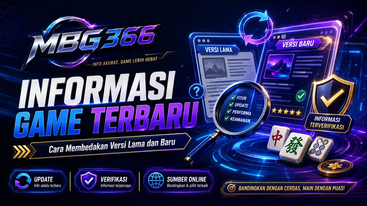 Informasi game terbaru MBG366 untuk membedakan versi lama dan versi baru