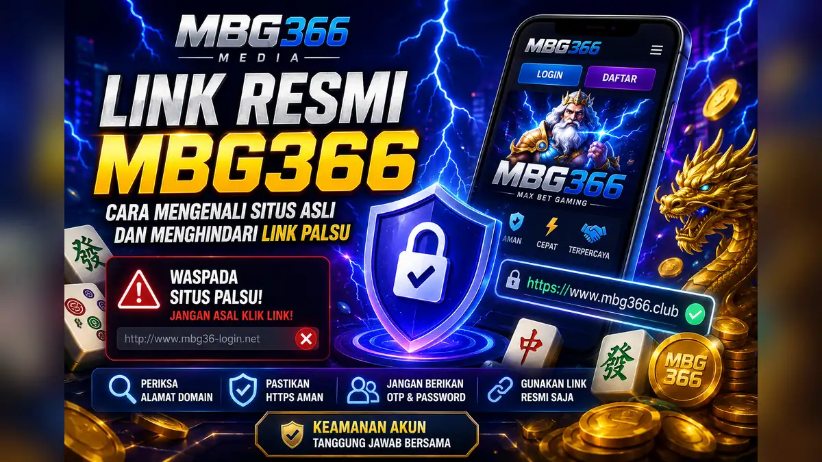 Link resmi MBG366 dan panduan menghindari situs palsu
