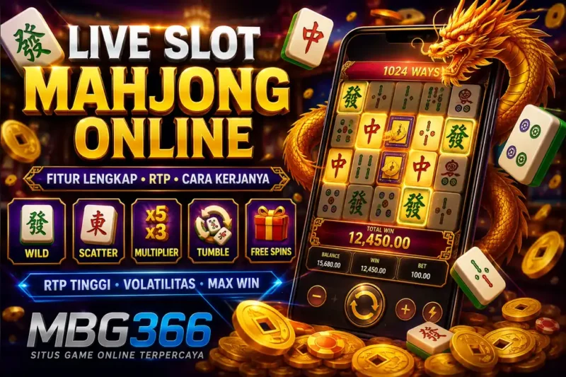 Live Slot Mahjong Online: Fitur, RTP, dan Cara Kerjanya