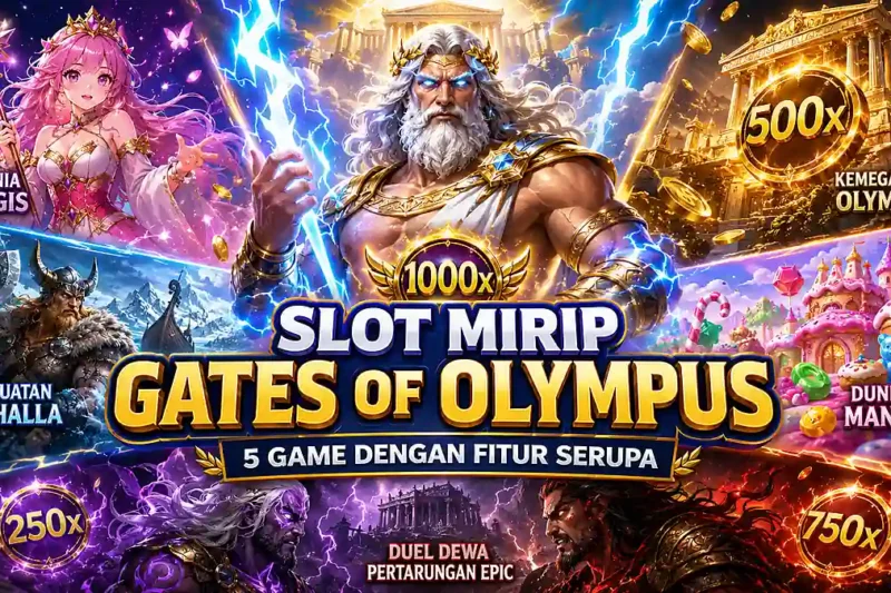 Slot Mirip Gates of Olympus: 5 Game dengan Fitur Serupa