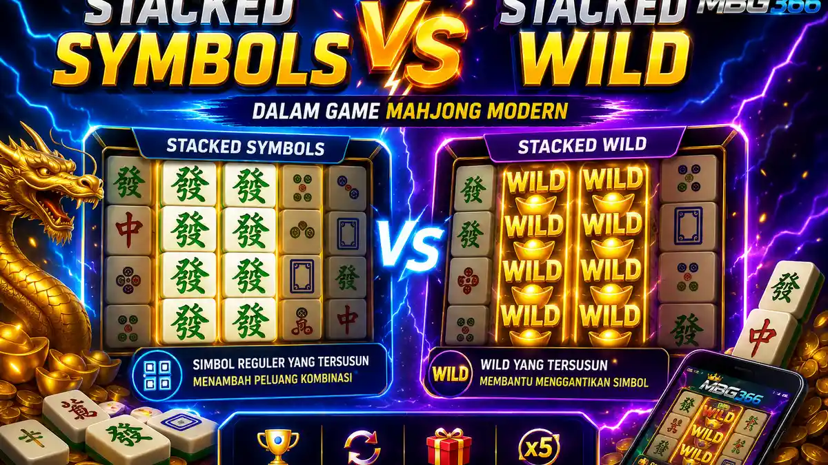 Stacked Symbols vs Stacked Wild dalam Game Mahjong Modern