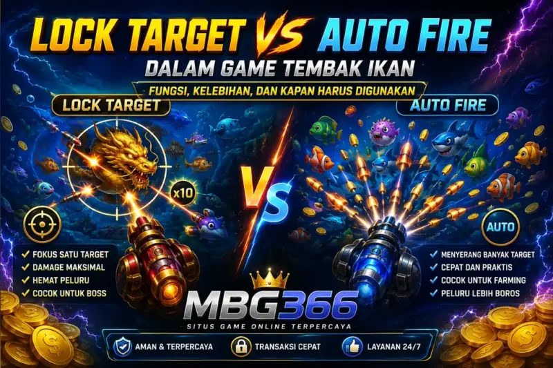 Lock Target vs Auto Fire dalam Game Tembak Ikan